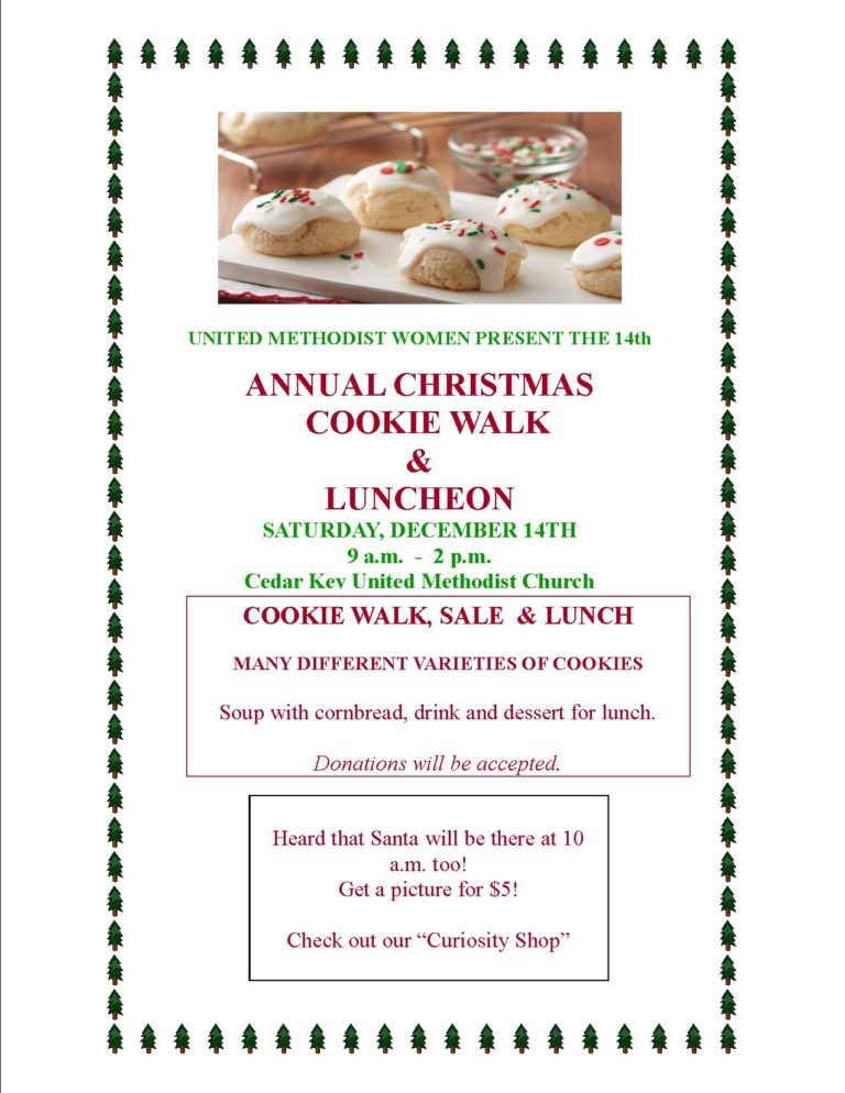 Annual Christmas Cookie Walk & Luncheon Cedar Key Chamber of Commerce