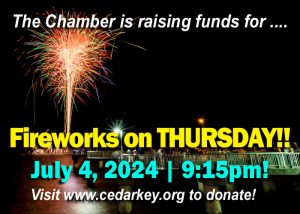 2024 Independence Day Celebration & Fireworks! @ cedar key city park