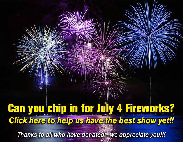 Chip in for fireworks!